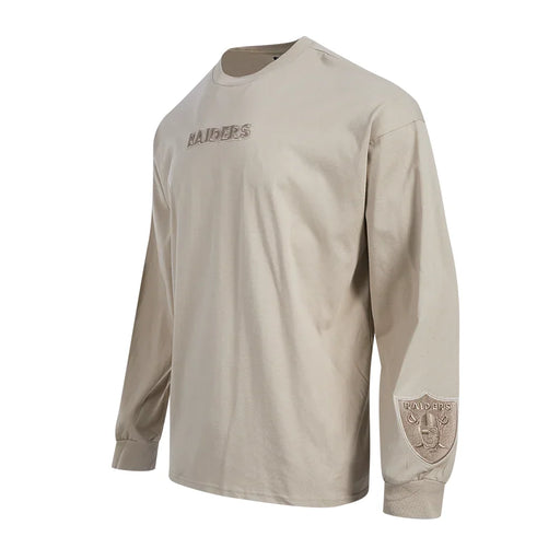 Men’s Pro Standard Las Vegas Raiders Wingspan Taupe Long Sleeve