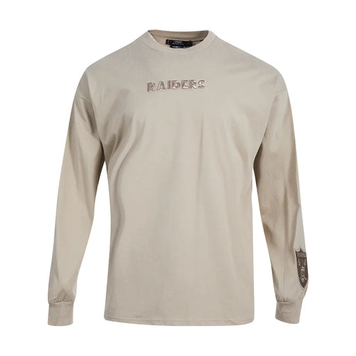 Men’s Pro Standard Las Vegas Raiders Wingspan Taupe Long Sleeve