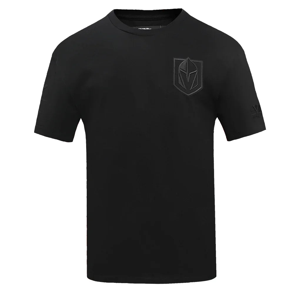 Men’s Pro Standard Vegas Golden Knights CJ All Black Drop Shoulder T-Shirt