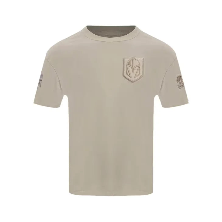 Men’s Pro Standard Vegas Golden Knights Taupe Neutral Short Sleeve Tee