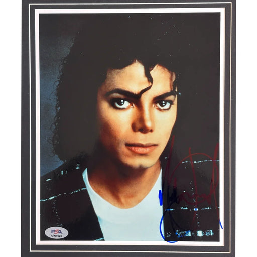 Michael Jackson Autographed 8x10 Photo Framed PSA/DNA Signed King of Pop Glove