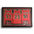 Michael Jordan Scottie Pippen Rodman Triple Signed Framed Bulls Jerseys UDA JSA