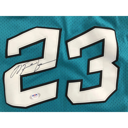 Michael Jordan Signed 1996 All Star Jersey PSA/DNA COA Autograph Bulls 96 Teal