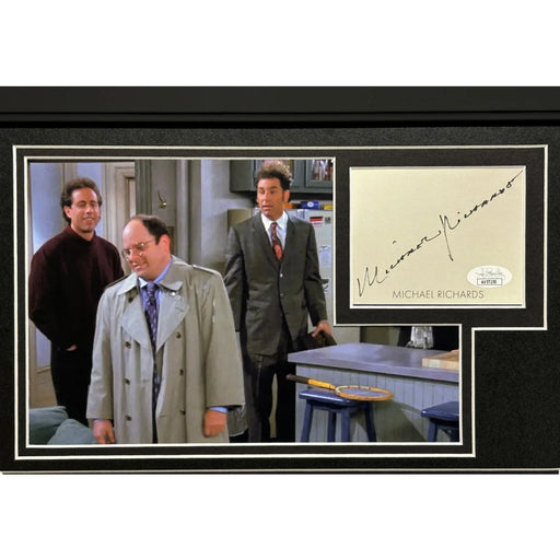 Michael Richards Seinfeld Kramer’s Signed License Plate Framed JSA COA ASSMAN