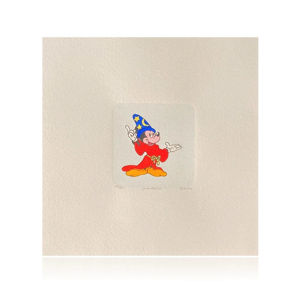 ミッキーマウス アート Sowa Reiser サイン入り84/1500 レア Mickey Mouse Etching Artwork Sowa & Reiser #d/500 Disney Hand