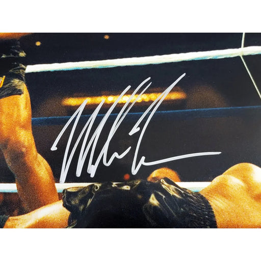 Mike Tyson Autographed 16x20 Photo Framed vs. Trevor Berbick Signed BAS