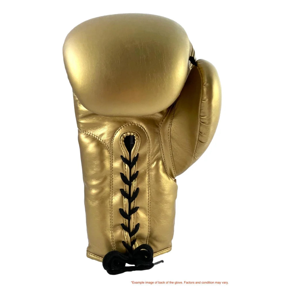 Mike Tyson Signed Tyson Vs. Limited Edition Gold Gloves #d/58