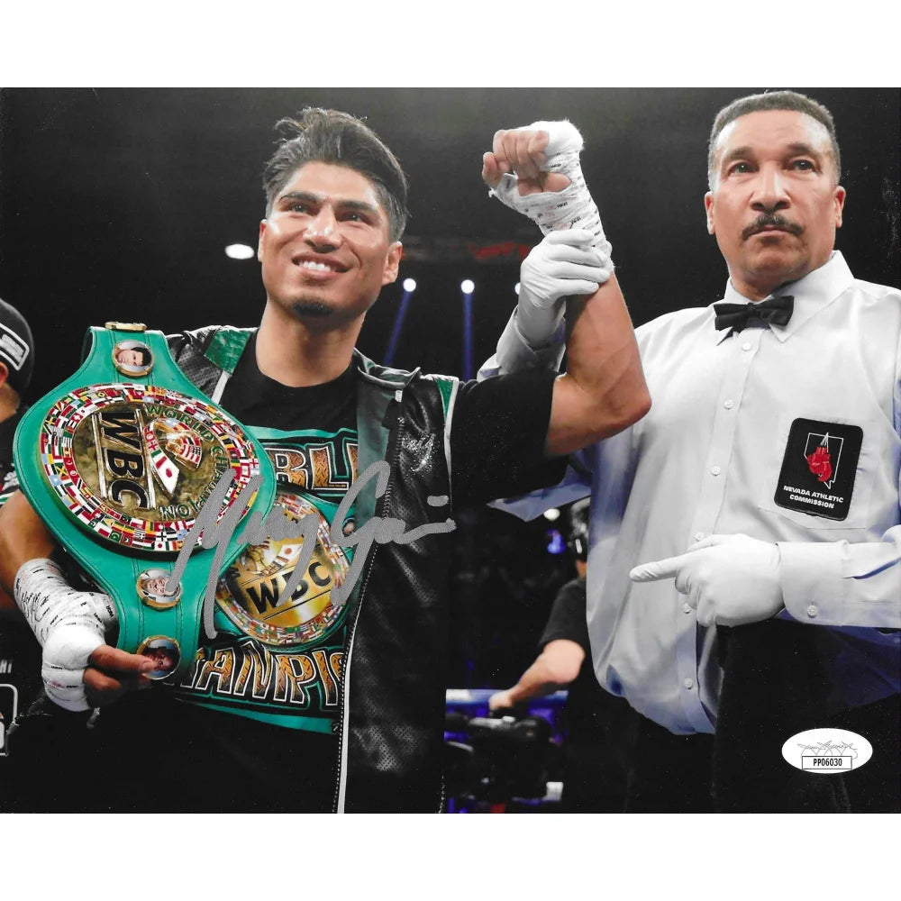 Mikey Garcia Autographed 8x10 Photo JSA COA WBC MMA Light Title Champion Signed