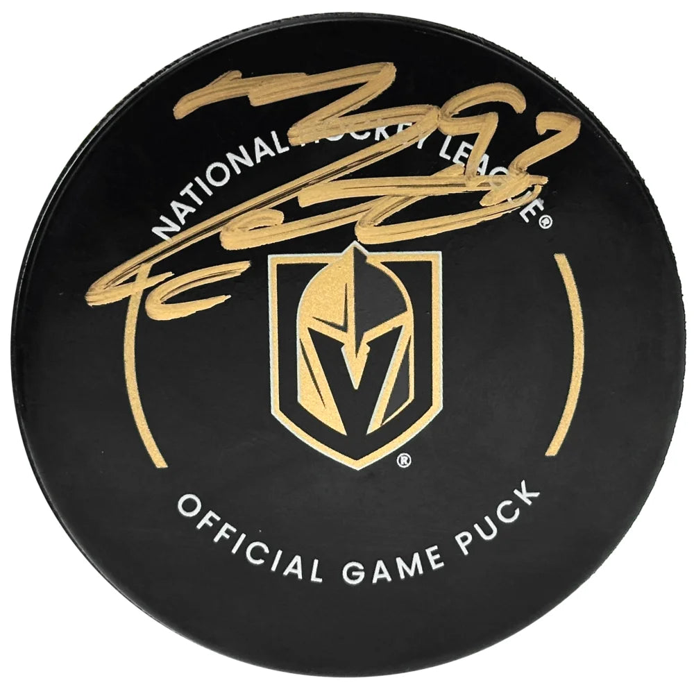 Mitch Marner Autographed Official On Ice Vegas Golden Knights Puck Signed JSA
