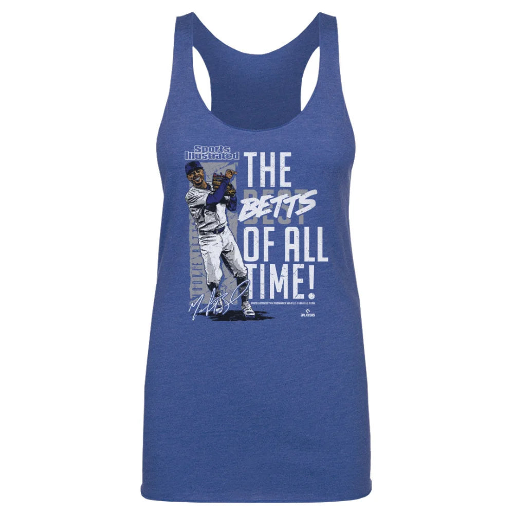 Mookie Betts Sports Illustrated & Los Angeles D Of All Time WHT