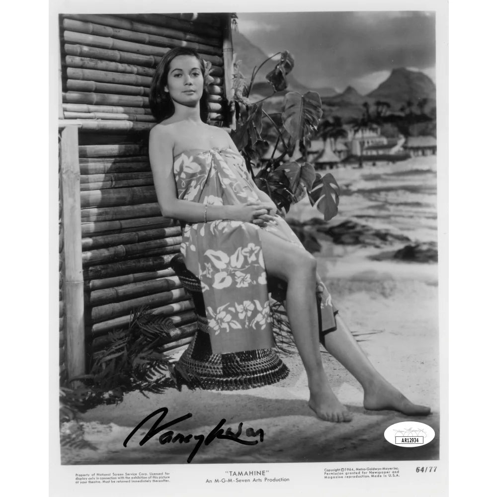 Nancy Kwan Autographed 8x10 Photo Actress Tamahine JSA COA Signed