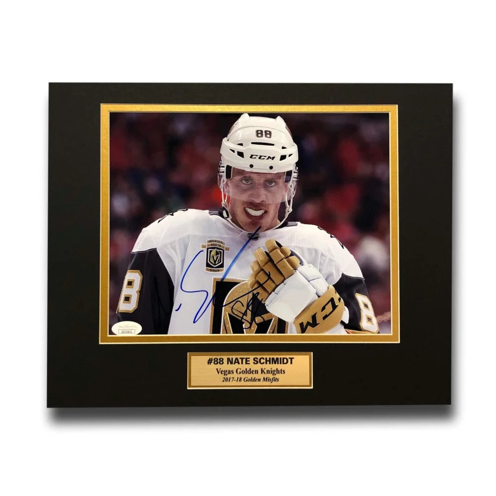 Nate Schmidt Signed 8X10 Photo Collage JSA COA Autograph Vegas Golden Knights VGK