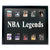 NBA Basketball Legends Framed 10 Trading Card Collage Lot LeBron Jordan Kobe Jabbar Magic