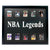 NBA Basketball Legends Framed 10 Trading Card Collage Lot LeBron Jordan Kobe