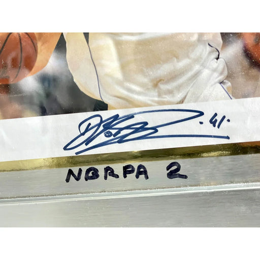 NBA Legends of Basketball Signed Prototype #D/2 JSA COA Jordan Kobe LeBron + 49 Autographs