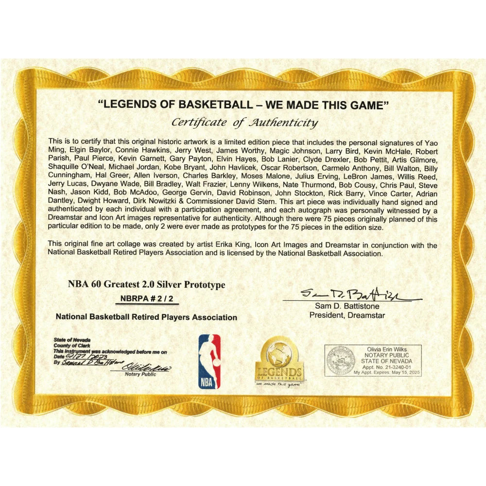 Magic Johnson Signed NBA Basketball-JSA-COA – Latitude Sports Marketing