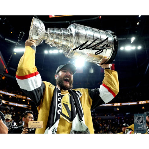 Nicolas Roy Autographed Stanley Cup Vegas Golden Knights 8x10 Photo COA IGM Signed