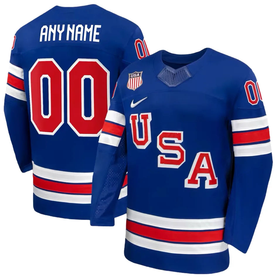 Nike Team USA 2026 Olympic Hockey Blue Away Men’s Jersey