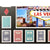 Old Las Vegas Hotels Authentic 18 Playing Cards Collage Framed #D/50 Vintage