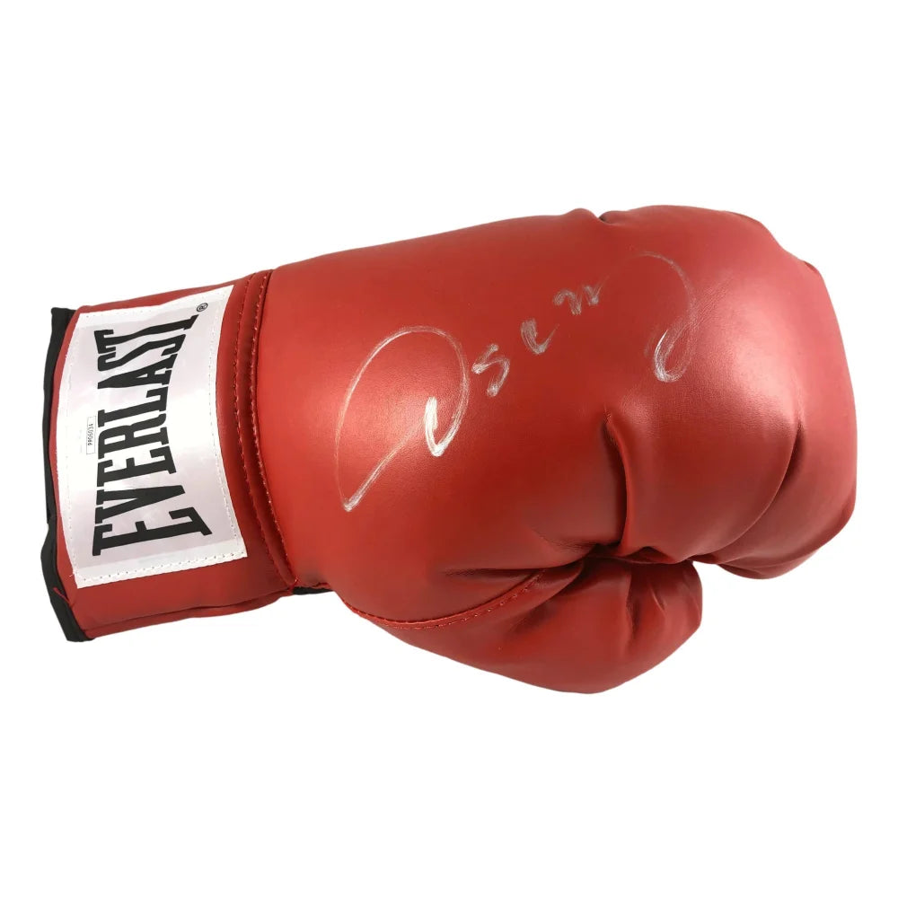 Sold Price: Autographed Oscar De La Hoya Boxing Glove - December 5 Sold Price: Autographed Oscar De La Hoya Boxing Glove - December 5