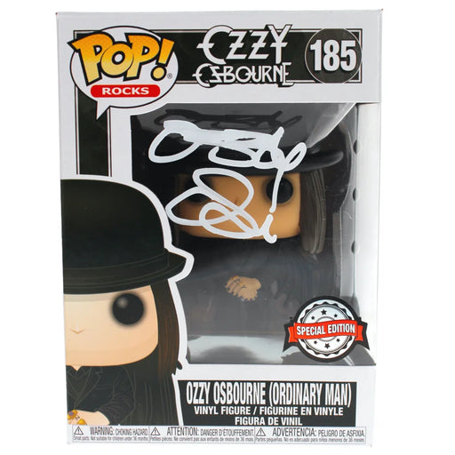 Ozzy Osborne Autographed Funko Pop #185 JSA COA Signed Ordinary Man