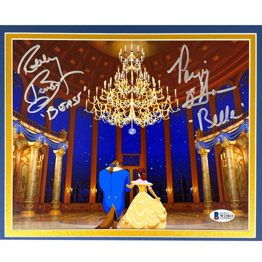 Paige O’Hara & Robby Benson Signed Beauty The Beast 8x10 Photo Framed BAS Autograph
