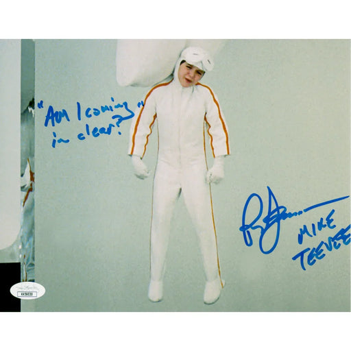 Paris Themmen Signed Willy Wonka Mike Teevee 8x10 Photo Inscribed ’Coming In Clear’