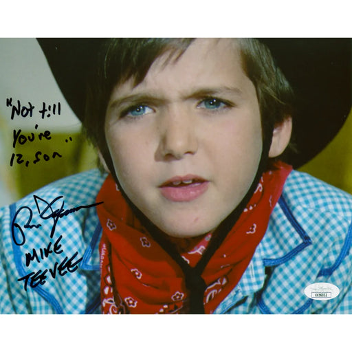 Paris Themmen Signed Willy Wonka Mike Teevee 8x10 Photo Inscribed ’Not till 12’’