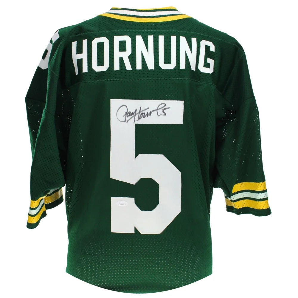 Paul Hornung Autographed Green Bay Packers Jersey JSA COA Signed Memorabilia