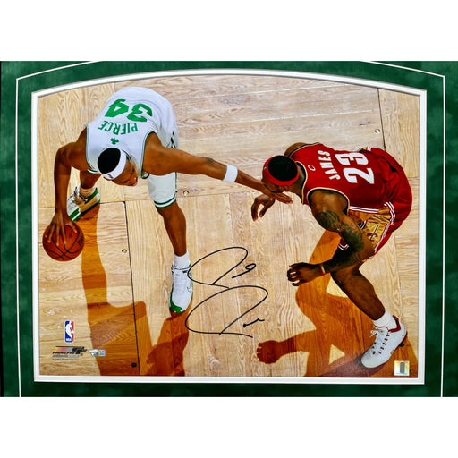Paul Pierce Autographed Boston Celtics 16x20 Photo Framed COA Signed LeBron