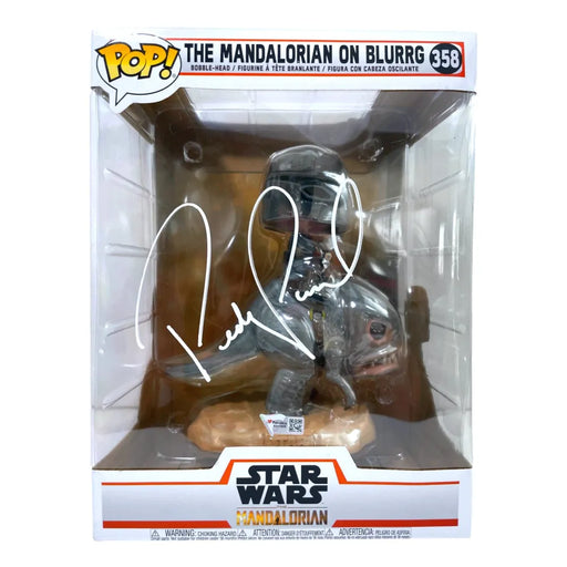 Pedro Pascal Autographed Mandalorian Star Wars Funko Pop Blurgg #358 BAS Signed