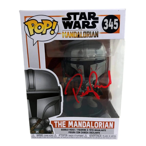 Pedro Pascal Signed Mandalorian Funko Pop JSA COA Autograph #345 Star Wars