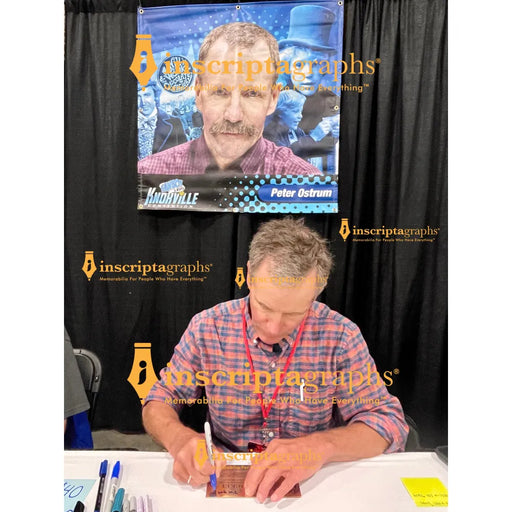 Peter Ostrum Willy Wonka Autographed Framed Golden Ticket Bar JSA COA Signed