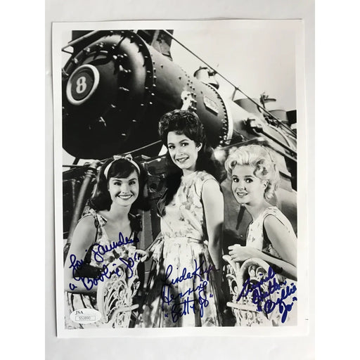 Petticoat Junction Saunders Kaye Hutton Cast Signed 8X10 Photo JSA COA Bradley