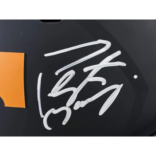 Peyton Manning Signed Tennessee Volunteers Full Size Black Eclipse Helmet COA