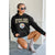 Pittsburgh Steelers Women’s Gameday Couture Studded Catch the Vibe Pullover Hoodie