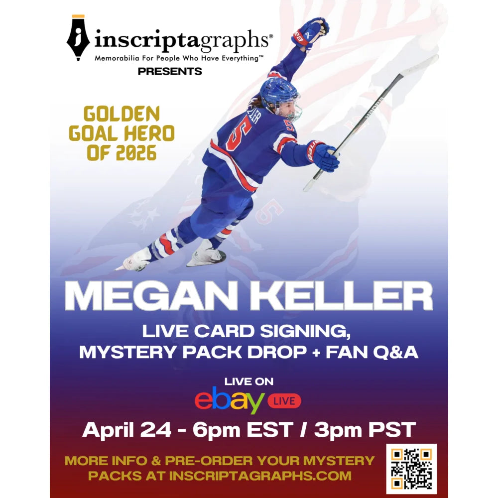 PRE-ORDER! Megan Keller Trading Card Mystery Pack - eBay Live Autograph Signing April 2026