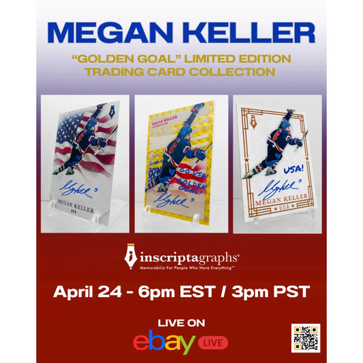 PRE-ORDER! Megan Keller Trading Card Mystery Pack - eBay Live Autograph Signing April 2026