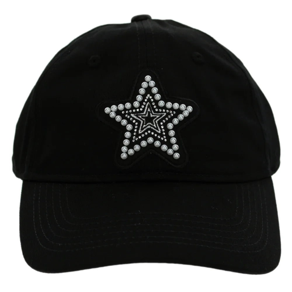 Pro Standard Dallas Cowboys Women’s Pearls Black Hat Strapback