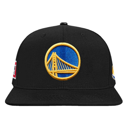 Pro Standard Golden State Warriors Unisex Fast Lane Wool Snapback Hat - Black