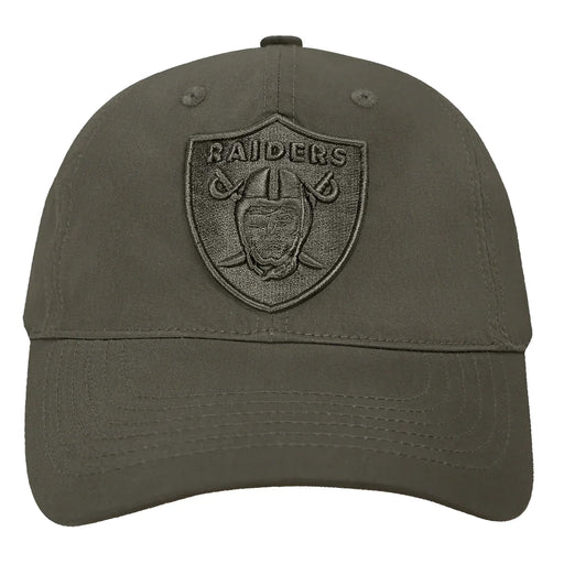 Pro Standard Las Vegas Raiders Neutral Dark Taupe Monochromatic Unisex Strapback Hat NFL