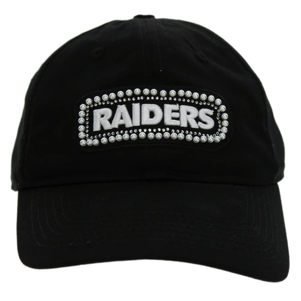 Pro Standard Las Vegas Raiders Women’s Pearls Black Hat Strapback
