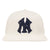 Pro Standard New York Yankees Unisex Triple Tonal Snapback Hat MLB - Eggshell