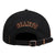 Pro Standard San Francisco Giants Unisex Wool Leather Mashup Snapback Hat MLB - Black