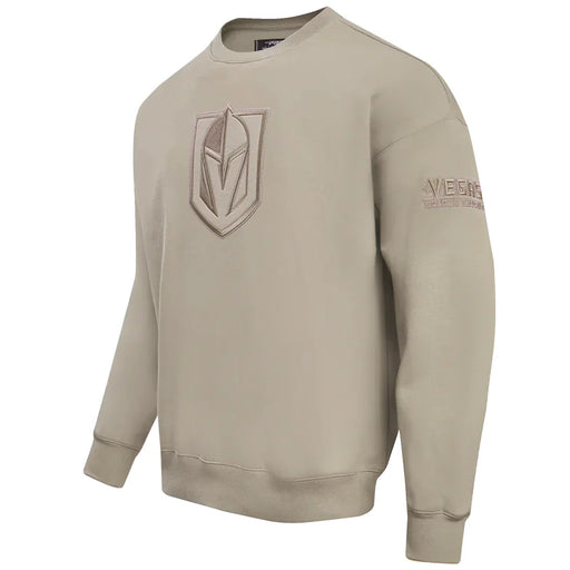 Pro Standard Vegas Golden Knights Neutral Drop Shoulder Fleece Crewneck