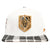 Pro Standard Vegas Golden Knights Unisex Prep Plaid Brim White Wool Snapback Hat
