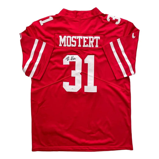 Raheem Mostert Signed Red San Francisco 49ers Jersey JSA COA Autograph Authentic