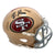 Raheem Mostert Signed San Francisco 49ers Speed Mini Helmet JSA COA Autograph