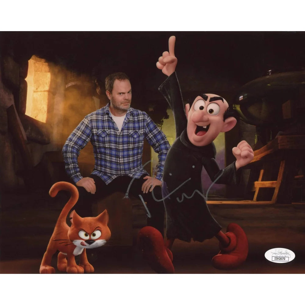 Rainn Wilson Signed 8x10 Photo JSA COA Autograph Smurfs Movie Gargamel