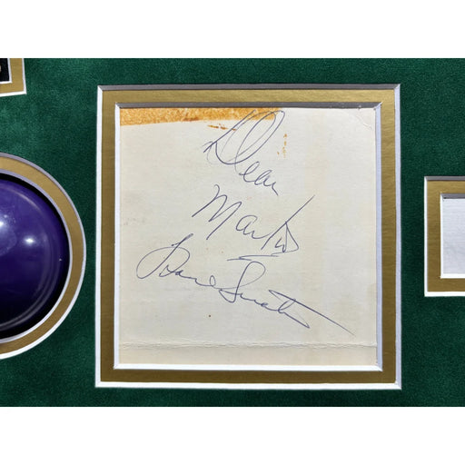 Rat Pack Signed Ocean’s 11 Framed Frank Sinatra Dean Martin Sammy Davis JSA Autogaphed Joey Bishop Peter Lawford